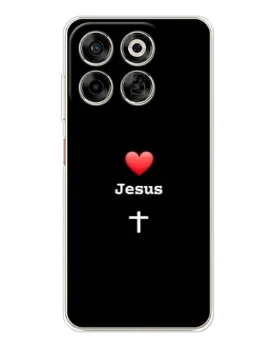 Чехол для ZTE Nubia V70 с картинкой «Сердце - Jesus» Чехол для ZTE Nubia V70 с картинкой «Сердце - Jesus»