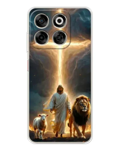 Чехол для ZTE Nubia V70 с картинкой «Лев Иуды и Свет» Чехол для ZTE Nubia V70 с картинкой «Лев Иуды и Свет»