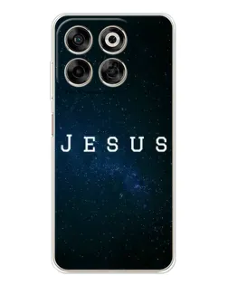 Чехол для ZTE Nubia V70 с картинкой «Звездное небо Jesus»