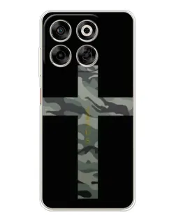 Чехол для ZTE Nubia V70 с картинкой «Милитари Крест»