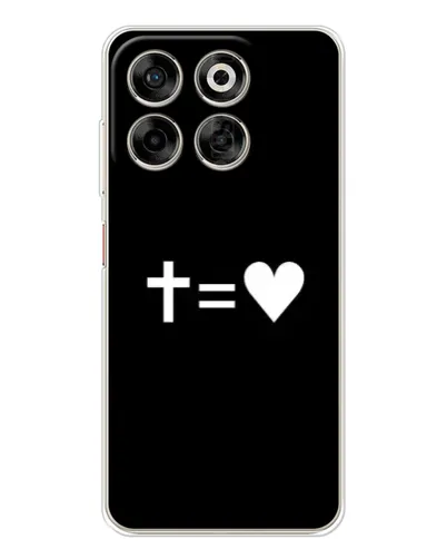 Чехол для ZTE Nubia V70 с картинкой «Крест и Сердце» Чехол для ZTE Nubia V70 с картинкой «Крест и Сердце»