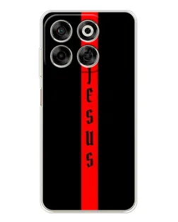 Чехол для ZTE Nubia V70 с картинкой «Красная линия веры»