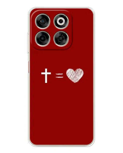 Чехол для ZTE Nubia V70 с картинкой «Уравнение любви» Чехол для ZTE Nubia V70 с картинкой «Уравнение любви»