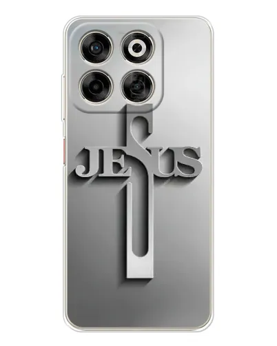 Чехол для ZTE Nubia V70 с картинкой «Металлический крест Jesus» Чехол для ZTE Nubia V70 с картинкой «Металлический крест Jesus»