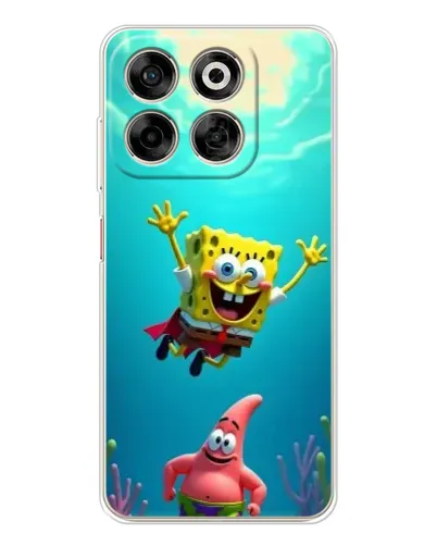 Чехол для ZTE Nubia V70 с картинкой «Спанч Боб под водой» Чехол для ZTE Nubia V70 с картинкой «Спанч Боб под водой»
