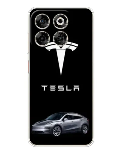 Чехол для ZTE Nubia V70 с картинкой «Tesla Model Y»