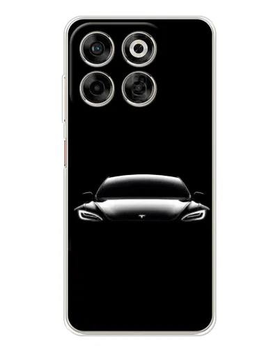 Чехол для ZTE Nubia V70 с картинкой «Фары Tesla Night»
