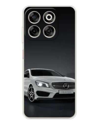 Чехол для ZTE Nubia V70 с картинкой «Mercedes AMG GT Silver»