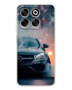 Чехол для ZTE Nubia V70 с картинкой «Mercedes — ночной город» Чехол для ZTE Nubia V70 с картинкой «Mercedes — ночной город»