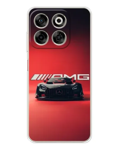 Чехол для ZTE Nubia V70 с картинкой «Mercedes AMG — красная линия»