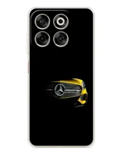 Чехол для ZTE Nubia V70 с картинкой «Mercedes — ретро стиль»
