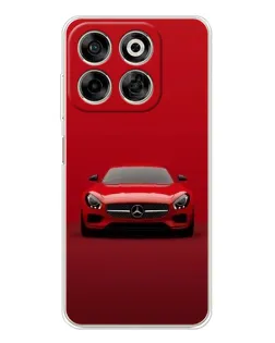 Чехол для ZTE Nubia V70 с картинкой «Красный Mercedes AMG»