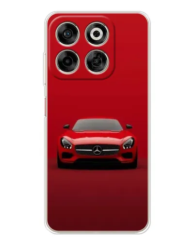 Чехол для ZTE Nubia V70 с картинкой «Красный Mercedes AMG»