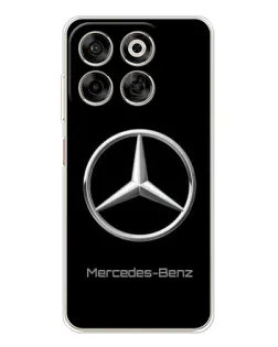 Чехол для ZTE Nubia V70 с картинкой «Mercedes Silver Logo»