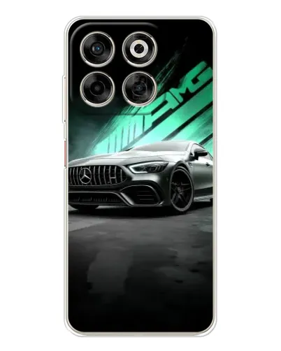 Чехол для ZTE Nubia V70 с картинкой «Темный Mercedes AMG»