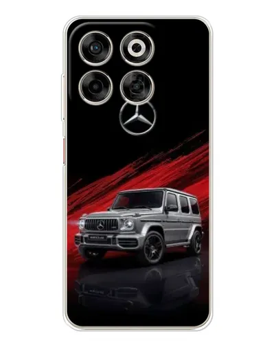 Чехол для ZTE Nubia V70 с картинкой «Mercedes G-Class красный»