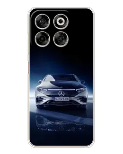 Чехол для ZTE Nubia V70 с картинкой «Ночной Mercedes EQ»