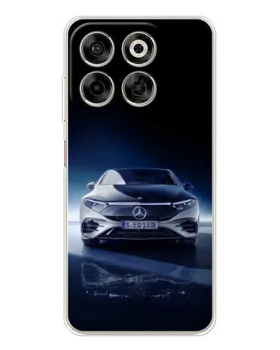 Чехол для ZTE Nubia V70 с картинкой «Ночной Mercedes EQ»