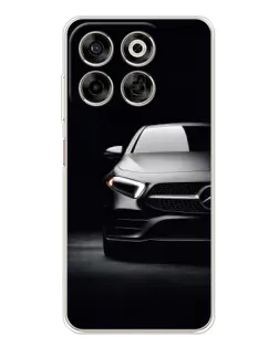 Чехол для ZTE Nubia V70 с картинкой «Свет фар Mercedes»