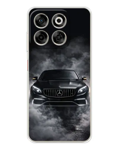 Чехол для ZTE Nubia V70 с картинкой «Mercedes в дыму»