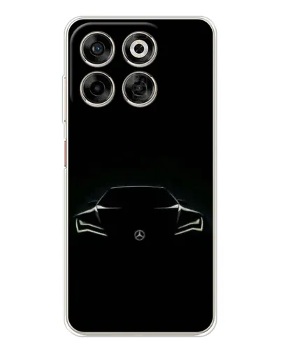 Чехол для ZTE Nubia V70 с картинкой «Mercedes — силуэт авто» Чехол для ZTE Nubia V70 с картинкой «Mercedes — силуэт авто»