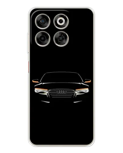 Чехол для ZTE Nubia V70 с картинкой «Audi — ночной контур»