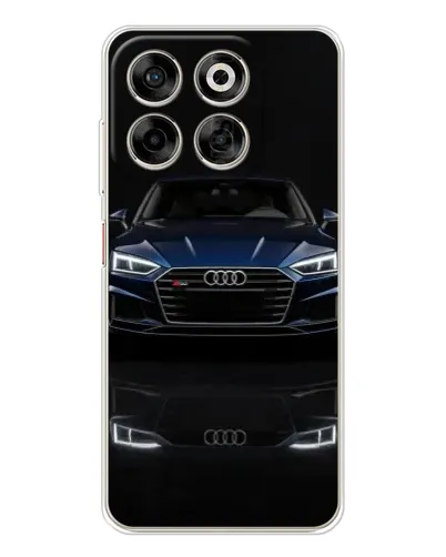 Чехол для ZTE Nubia V70 с картинкой «Audi — ночное отражение»