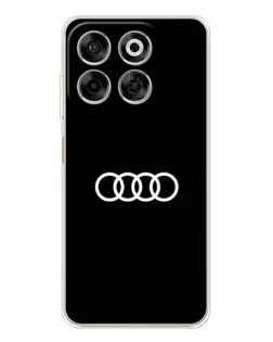 Чехол для ZTE Nubia V70 с картинкой «Audi White Logo»