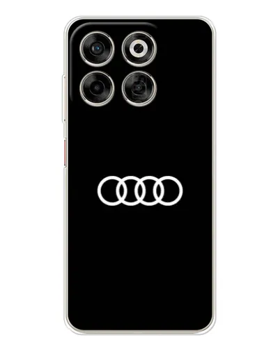Чехол для ZTE Nubia V70 с картинкой «Audi White Logo»