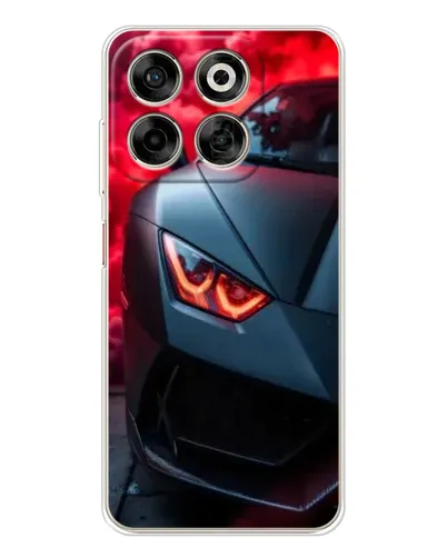 Чехол для ZTE Nubia V70 с картинкой «Lamborghini красное сияние»