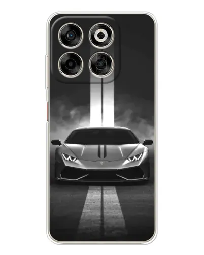 Чехол для ZTE Nubia V70 с картинкой «Lamborghini симметрия дорог»