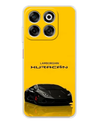 Чехол для ZTE Nubia V70 с картинкой «Lamborghini Huracan черный»