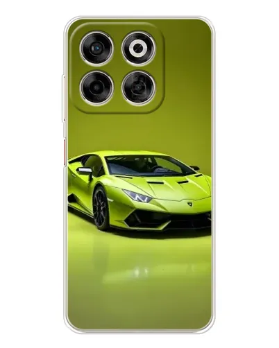 Чехол для ZTE Nubia V70 с картинкой «Салатовый Lamborghini Huracan»