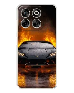 Чехол для ZTE Nubia V70 с картинкой «Lamborghini в огне» Чехол для ZTE Nubia V70 с картинкой «Lamborghini в огне»