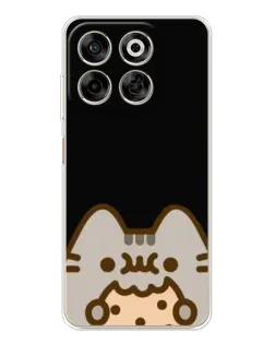 Чехол для ZTE Nubia V70 с картинкой «Пушин на черном» Чехол для ZTE Nubia V70 с картинкой «Пушин на черном»