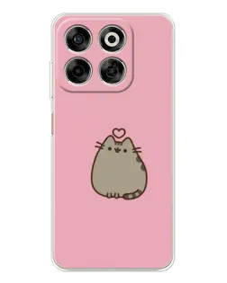 Чехол для ZTE Nubia V70 с картинкой «Pusheen сердце» Чехол для ZTE Nubia V70 с картинкой «Pusheen сердце»
