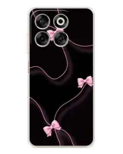 Чехол для ZTE Nubia V70 с картинкой «Розовые ленты»