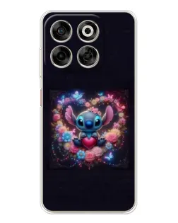 Чехол для ZTE Nubia V70 с картинкой «Stitch в цветах» Чехол для ZTE Nubia V70 с картинкой «Stitch в цветах»