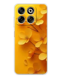 Чохол для ZTE Nubia V70 з картинкою «Золоті пелюстки» Чохол для ZTE Nubia V70 з картинкою «Золоті пелюстки»