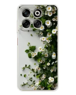Чохол для ZTE Nubia V70 з картинкою «Гілка дрібних білих квітів» Чохол для ZTE Nubia V70 з картинкою «Гілка дрібних білих квітів»