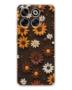 Чохол для ZTE Nubia V70 з картинкою «Візерунок з маленьких соняшників» Чохол для ZTE Nubia V70 з картинкою «Візерунок з маленьких соняшників»