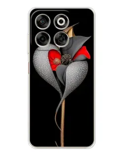 Чохол для ZTE Nubia V70 з картинкою «Срібна фантазійна квітка» Чохол для ZTE Nubia V70 з картинкою «Срібна фантазійна квітка»