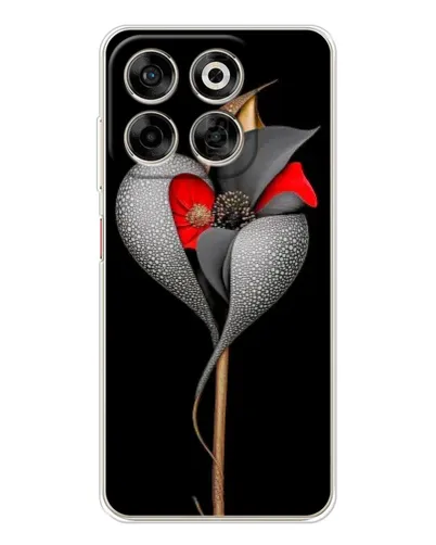 Чехол для ZTE Nubia V70 с картинкой «Серебряный фантазийный цветок» Чехол для ZTE Nubia V70 с картинкой «Серебряный фантазийный цветок»