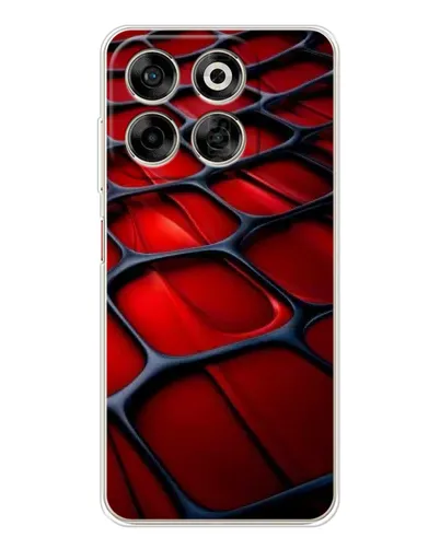 Чехол для ZTE Nubia V70 с картинкой «Красная глянцевая сетка» Чехол для ZTE Nubia V70 с картинкой «Красная глянцевая сетка»