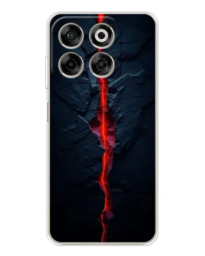 Чехол для ZTE Nubia V70 с картинкой «Kрасная лавовая трещина» Чехол для ZTE Nubia V70 с картинкой «Kрасная лавовая трещина»