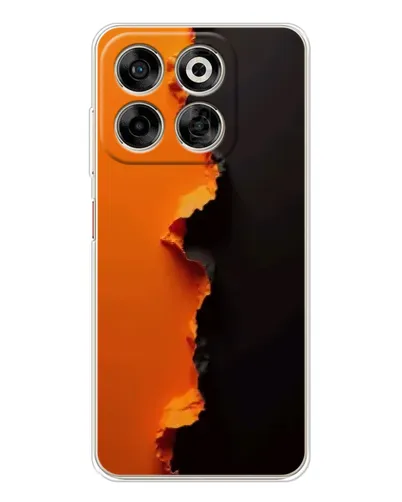 Чехол для ZTE Nubia V70 с картинкой «Оранжевый разлом» Чехол для ZTE Nubia V70 с картинкой «Оранжевый разлом»