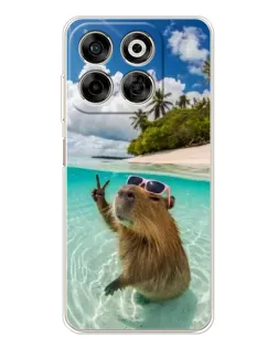 Чехол для ZTE Nubia V70 с картинкой «Капибара на море» Чехол для ZTE Nubia V70 с картинкой «Капибара на море»