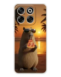 Чехол для ZTE Nubia V70 с картинкой «Капибара с пиццей» Чехол для ZTE Nubia V70 с картинкой «Капибара с пиццей»