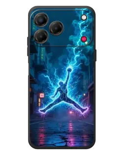 Чехол для ZTE Nubia V80 Design с картинкой «Jordan Gold Jumpman»
