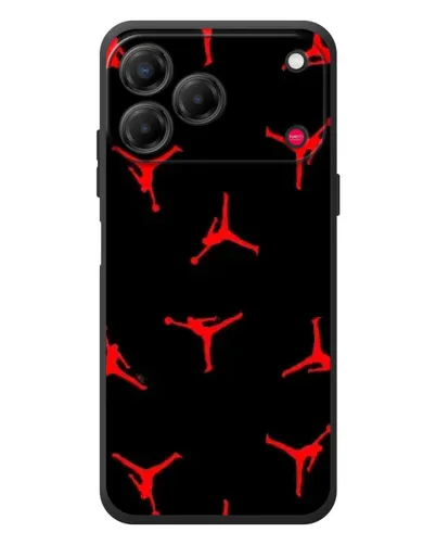 Чехол для ZTE Nubia V80 Design с картинкой «Jordan Red Pattern» Чехол для ZTE Nubia V80 Design с картинкой «Jordan Red Pattern»